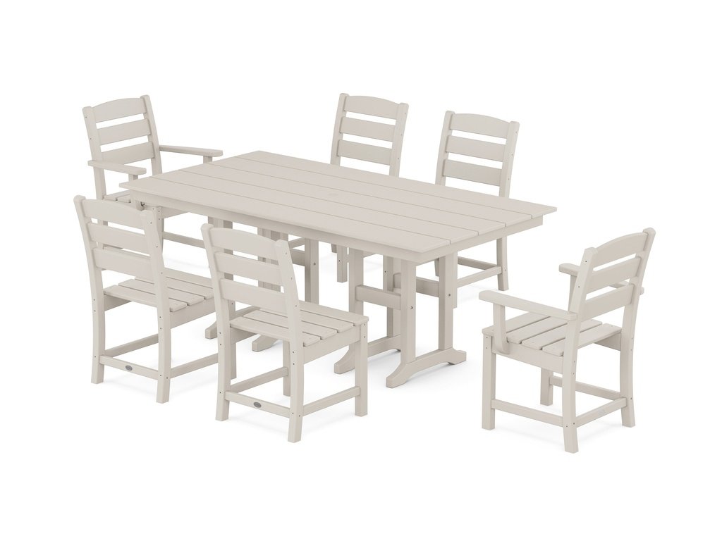 Lakeside 7-Piece Farmhouse Dining Set Photo