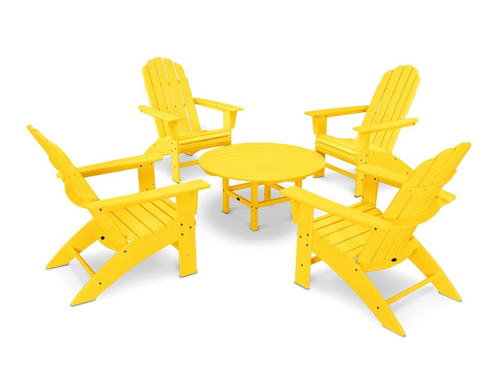 Vineyard 5-Piece Oversized Adirondack Set Photo