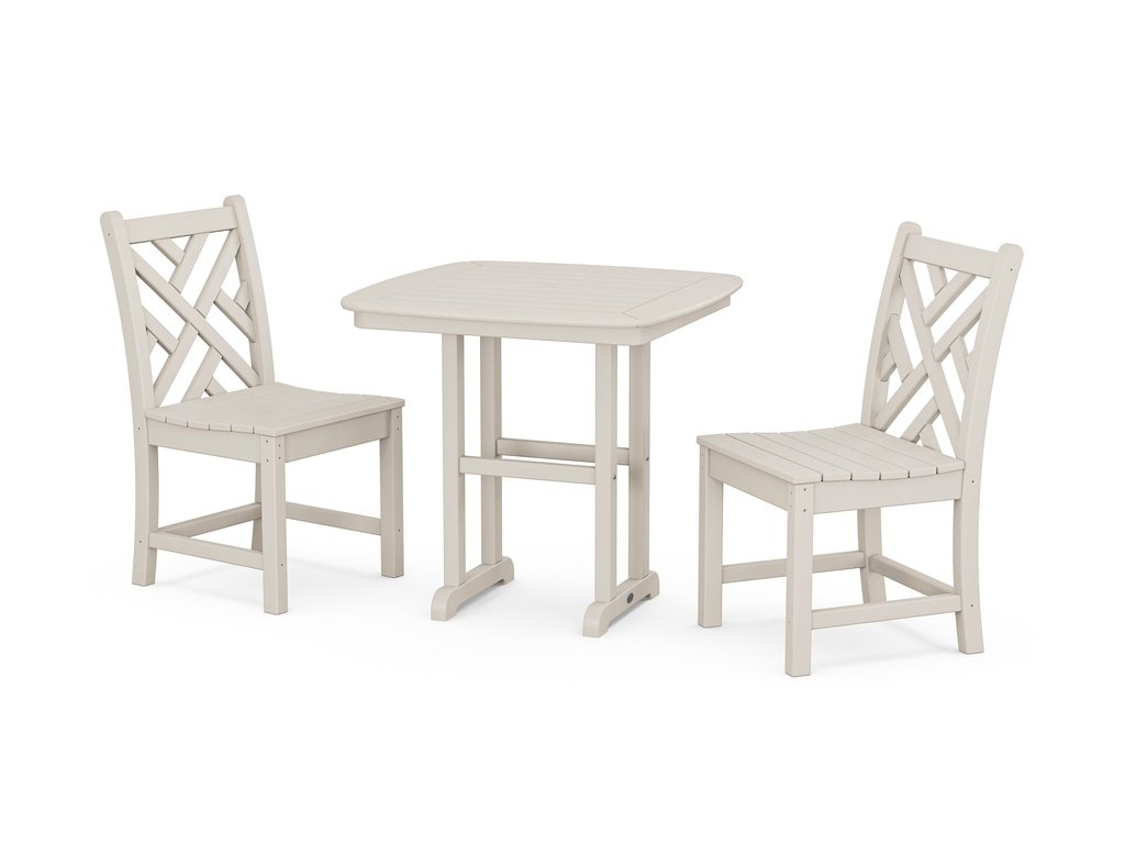 Chippendale Side Chair 3-Piece Dining Set Photo