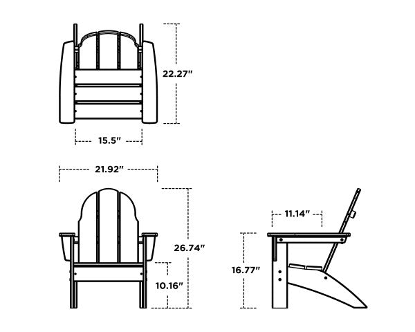 Kids Vineyard Adirondack Chair - Retreat Home Furniture