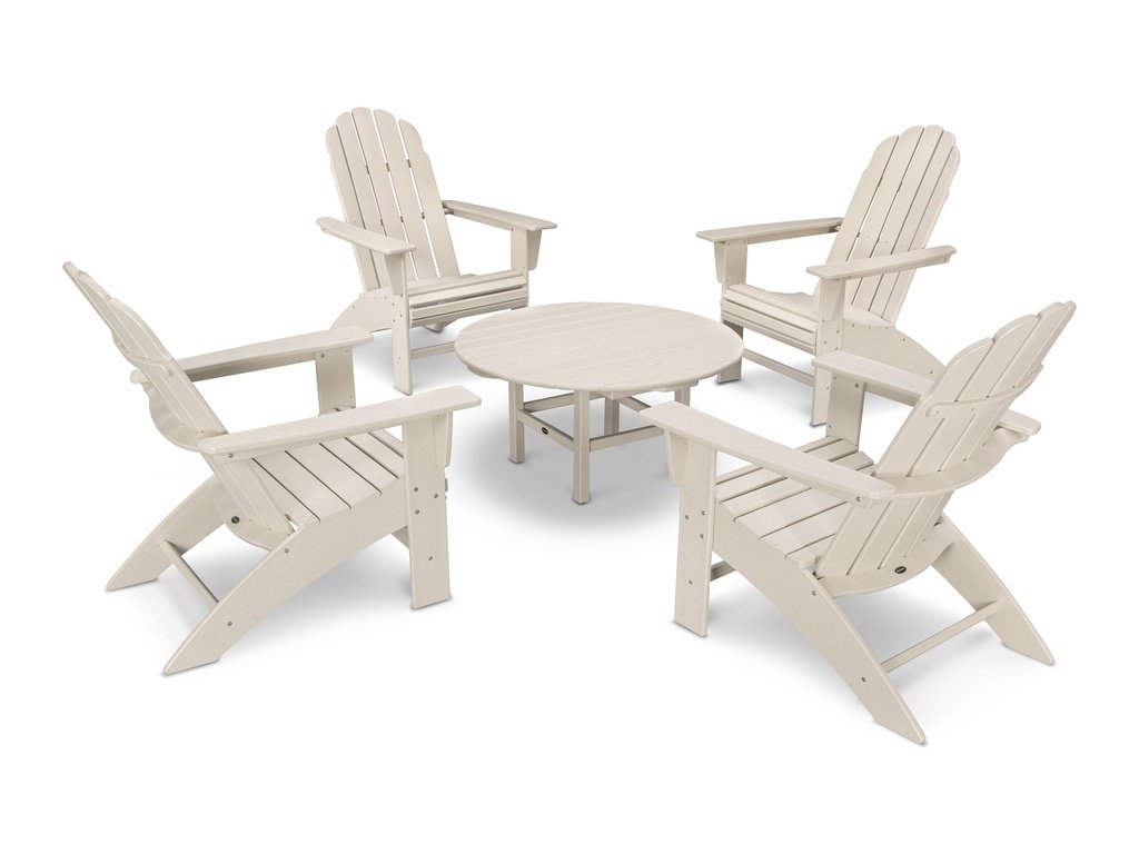 Vineyard 5-Piece Oversized Adirondack Set Photo