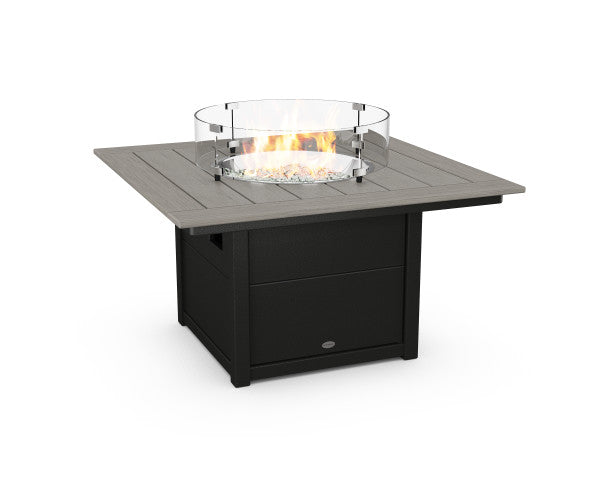 Square 42" Fire Pit Table | Natural Finish - Retreat Home Furniture