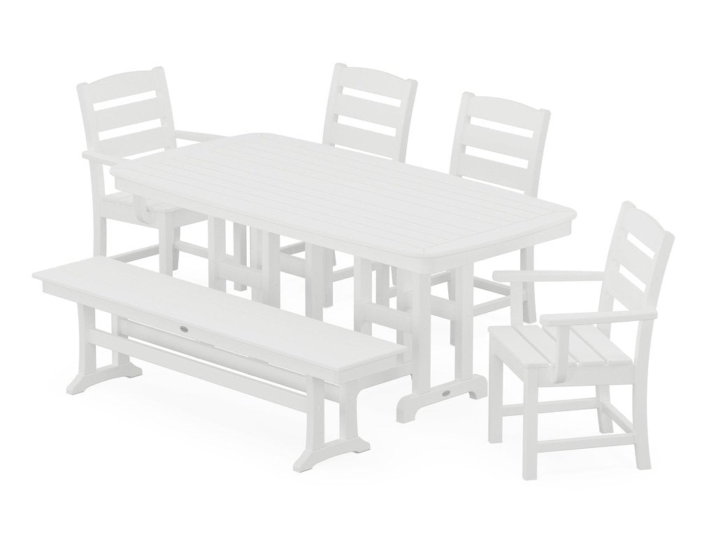 Lakeside 6-Piece Dining Set with Bench Photo