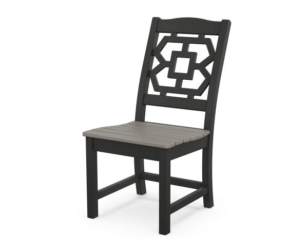 Chinoiserie Dining Side Chair | Natural Finish - Retreat Home Furniture