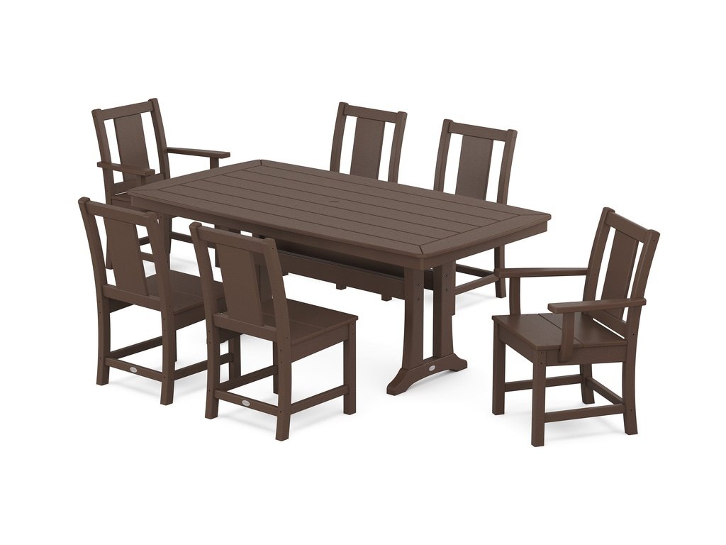 Prairie 7-Piece Dining Set with Trestle Legs Photo