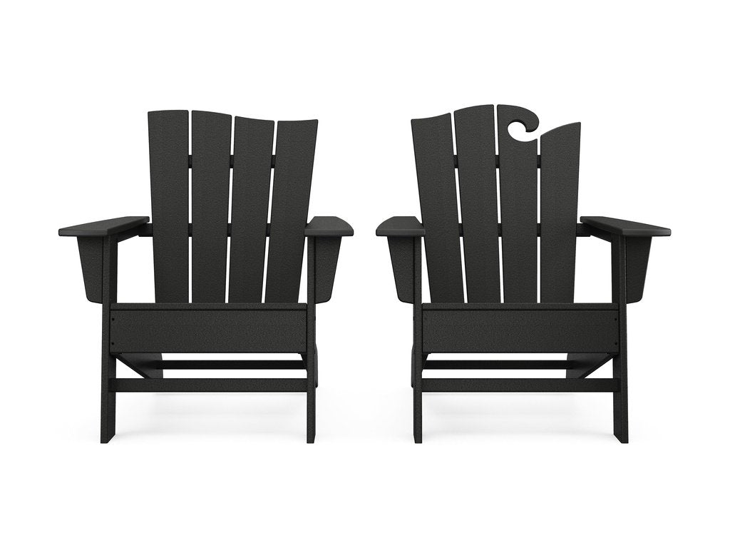 Wave 2-Piece Adirondack Set with The Wave Chair Left Photo