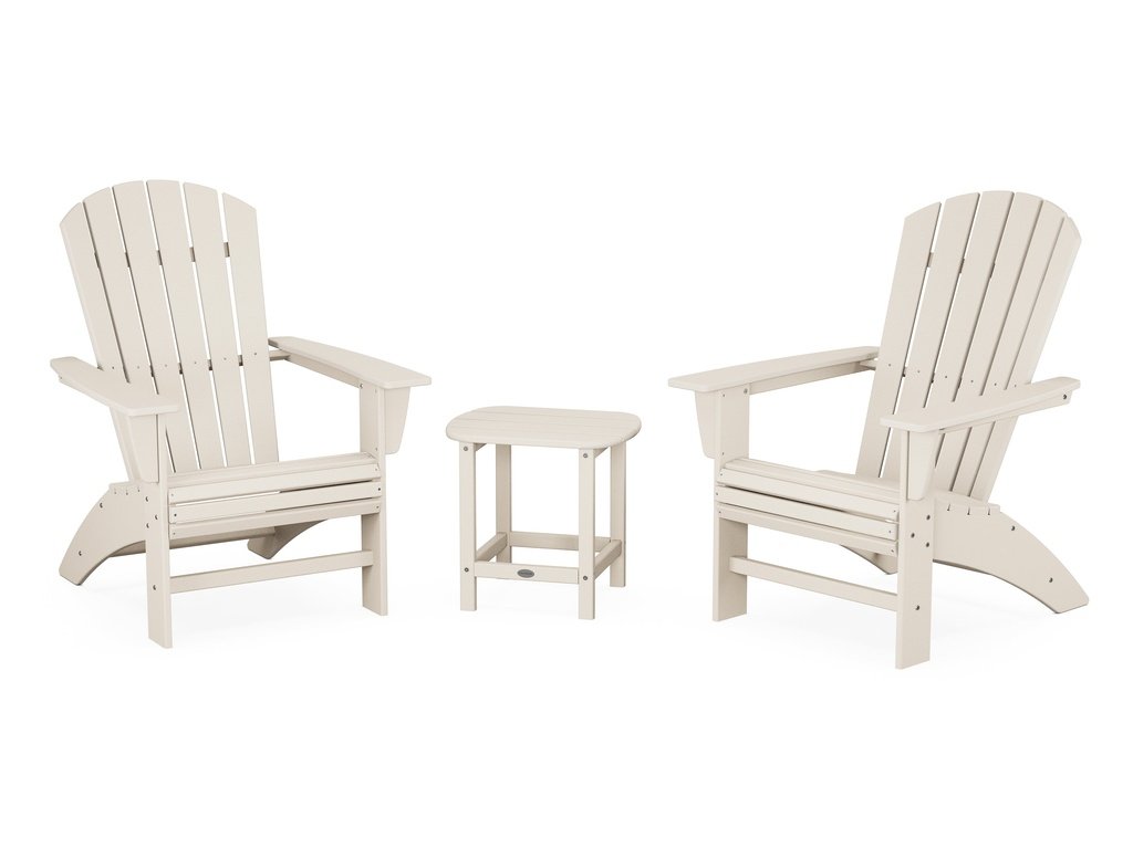 Nautical 3-Piece Curveback Adirondack Set Photo