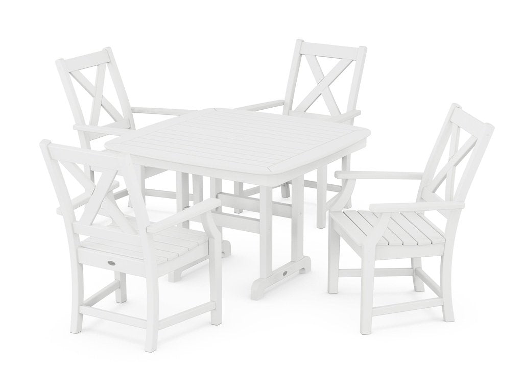 Braxton 5-Piece Dining Set with Trestle Legs Photo