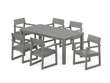 EDGE Arm Chair 7-Piece Parsons Dining Set Photo