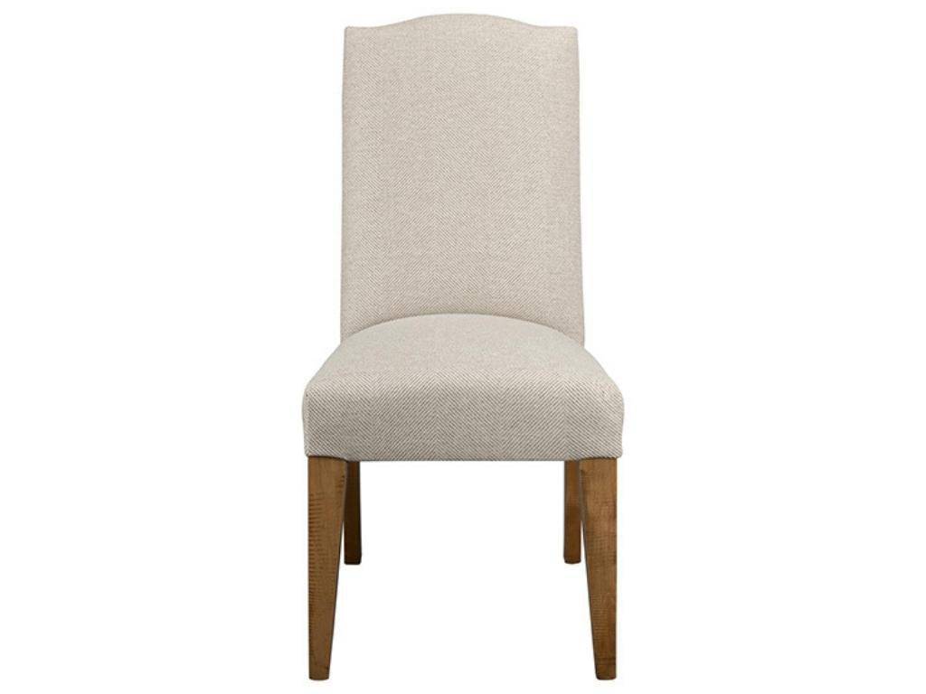 Dutton Round Top Upholstered Side Chair with Fabric Seat