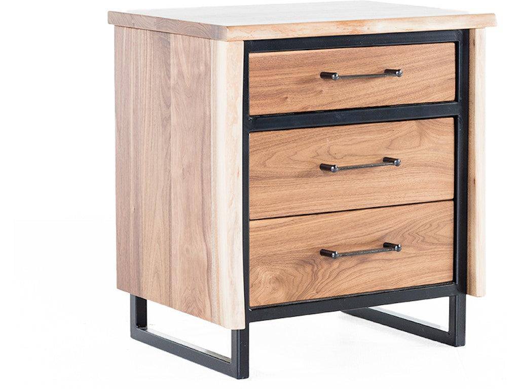 Troubadour 3 Drawer Nightstand