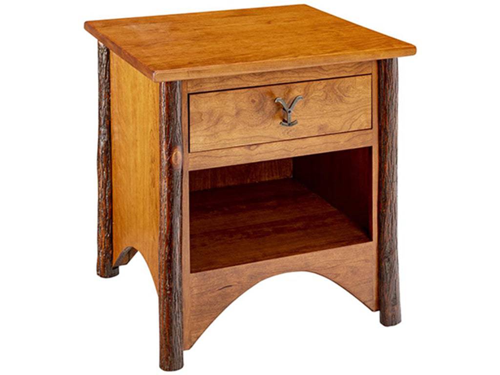 Yellowstone Gallatin 1 Drawer Nightstand with Shelf