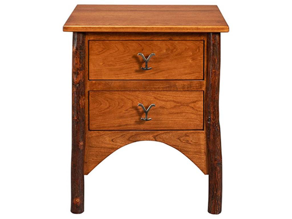 Yellowstone Gallatin 2 Drawer Nightstand