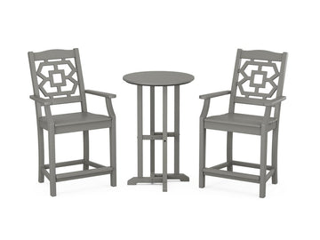 Chinoiserie 3-Piece Farmhouse Counter Set Photo