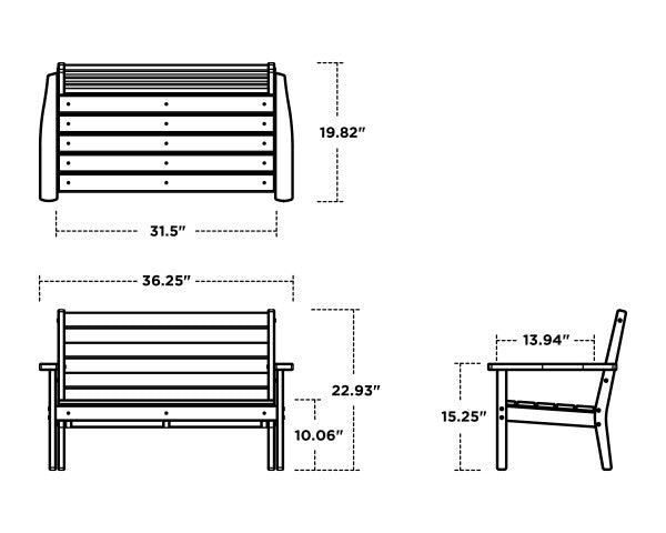 Kids Lakeside Bench - Retreat Home Furniture