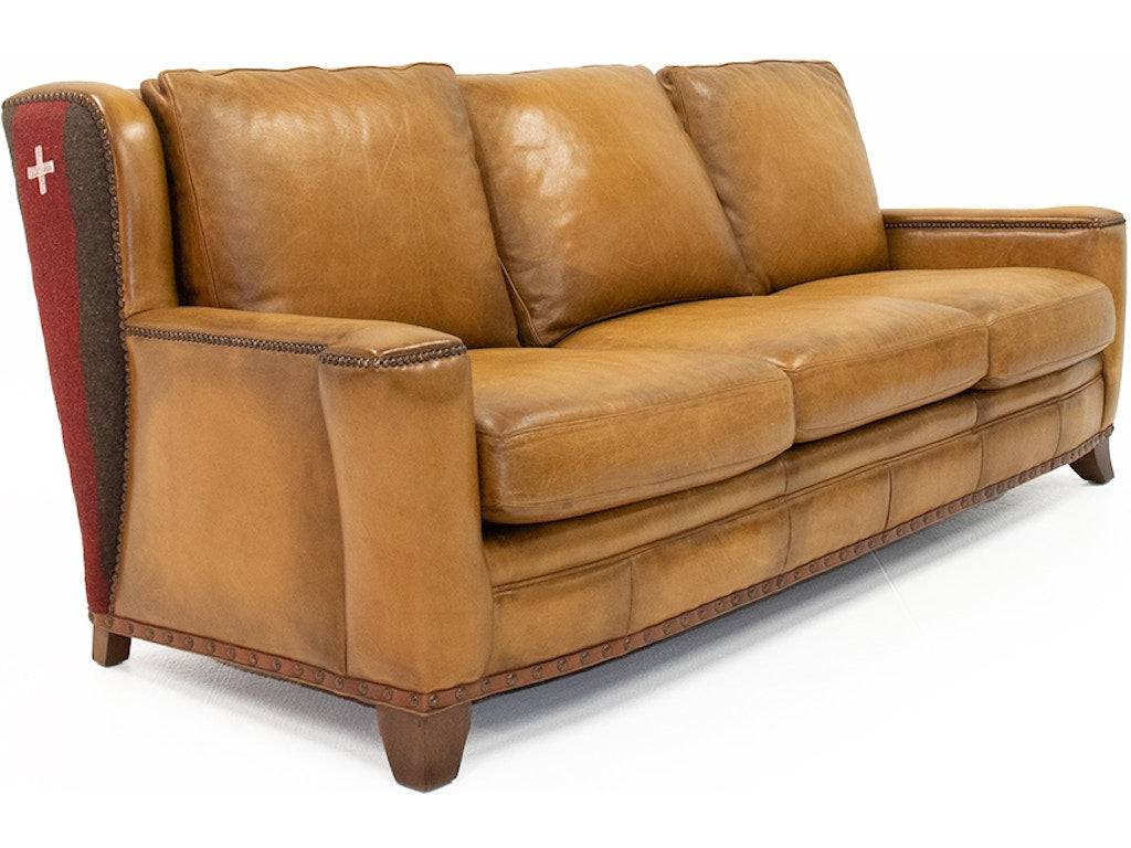 Martini Leather & Fabric Sofa