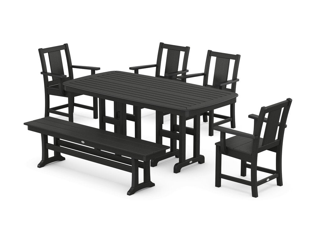 Prairie 6-Piece Dining Set with Bench Photo