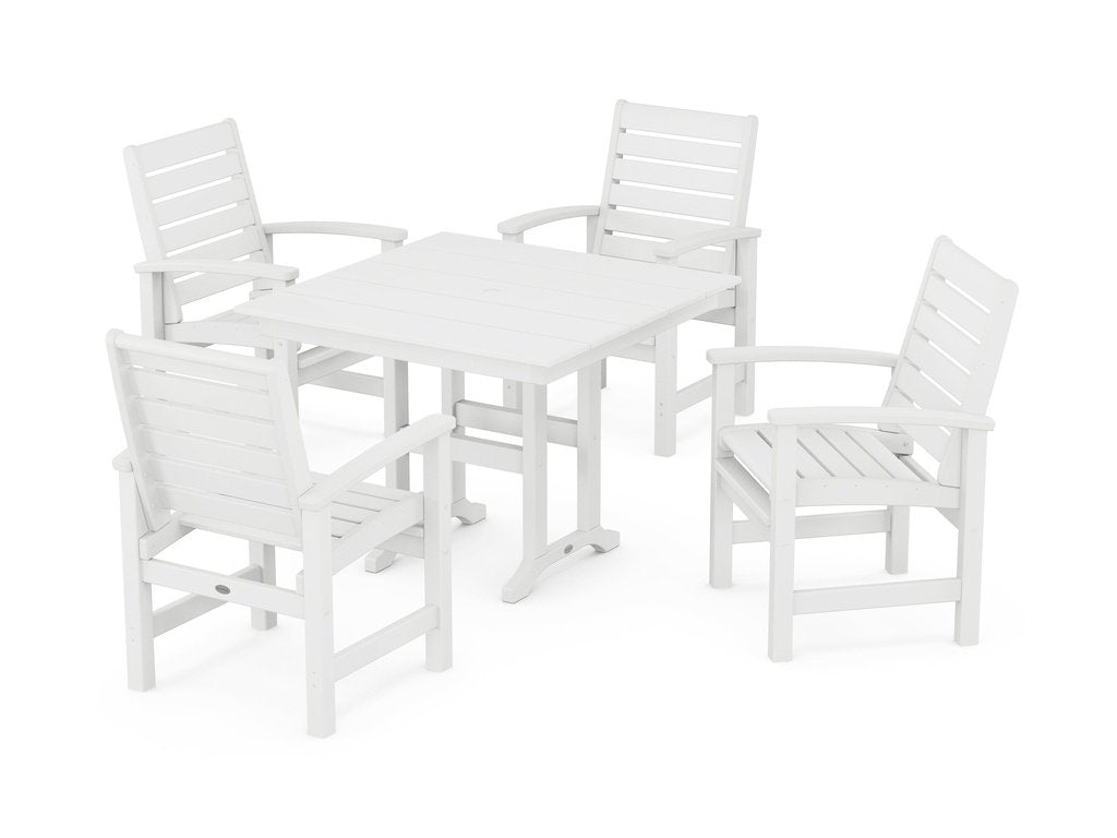 Signature 5-Piece Farmhouse Dining Set Photo