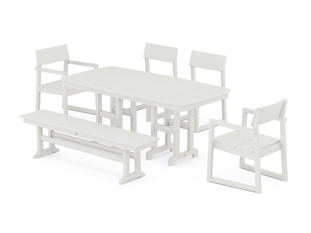 EDGE 6-Piece Dining Set with Bench Photo