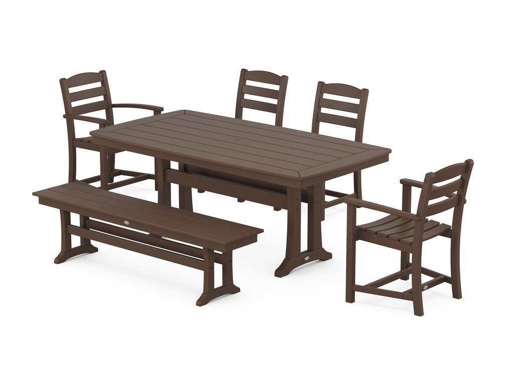 La Casa Cafe 6-Piece Dining Set with Trestle Legs Photo