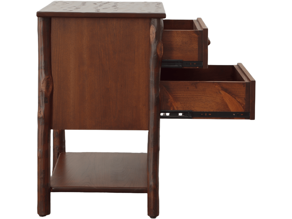 2 Drawer Cabinet With Shelf