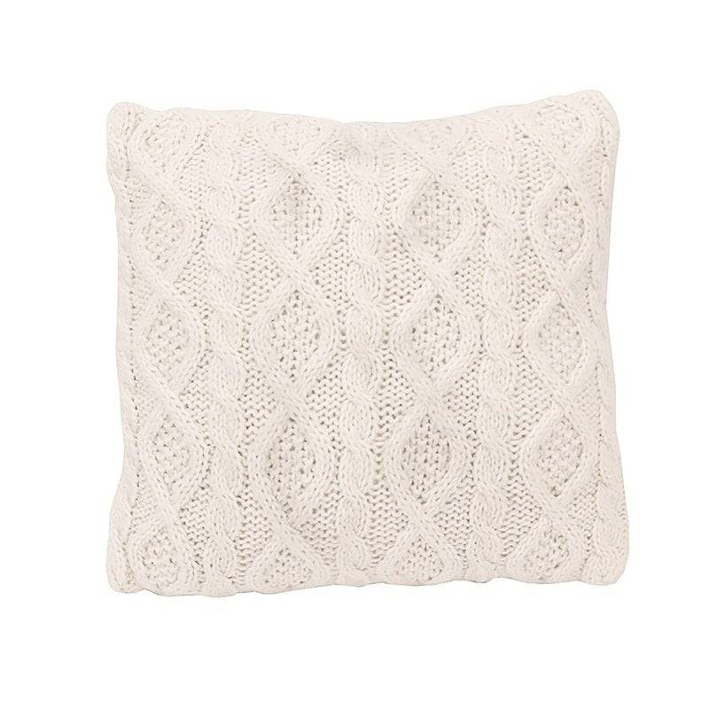 Cable Knit Throw Pillow