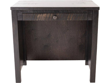 Dark Knight Modular Desk - Black Rough Cut Maple 536946