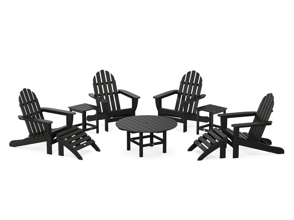 Classic Adirondack Chair 9-Piece Conversation Set Photo