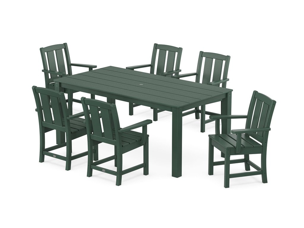 Mission Arm Chair 7-Piece Parsons Dining Set Photo