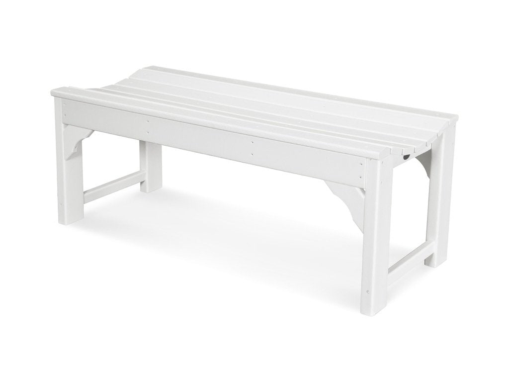 Traditional Garden 48" Backless Bench Photo