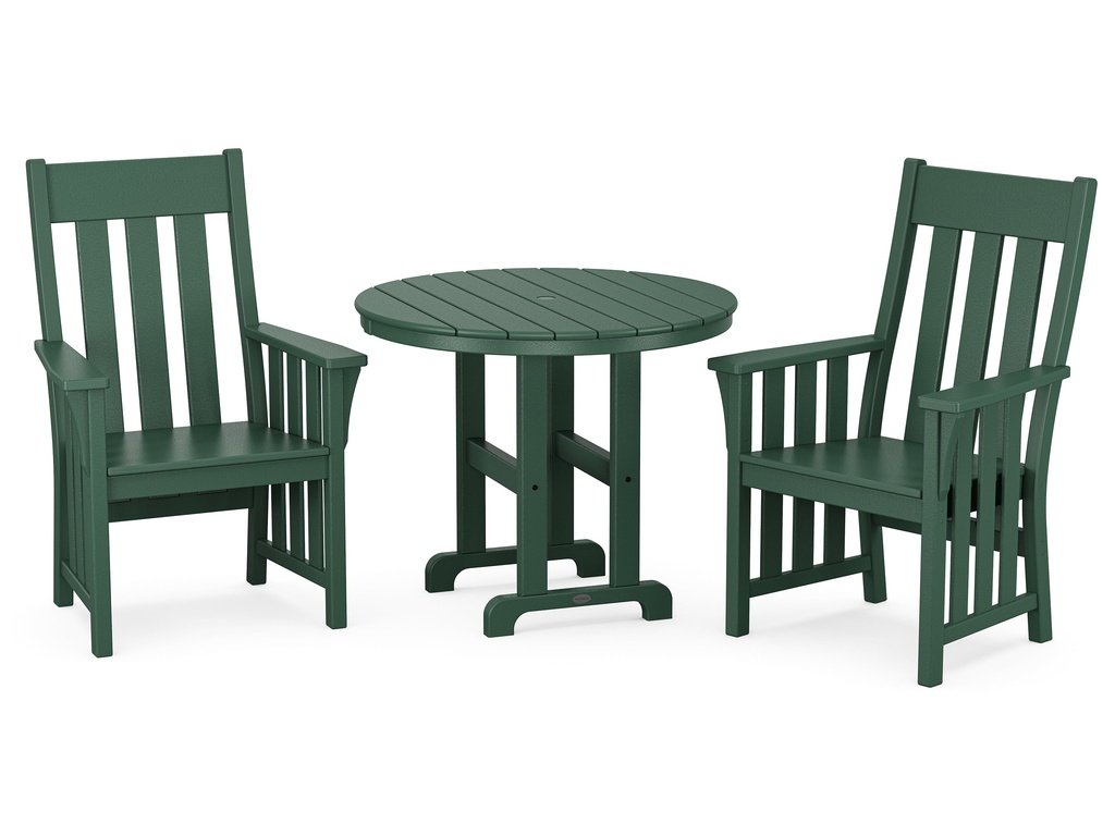 Acadia 3-Piece Farmhouse Dining Set Photo