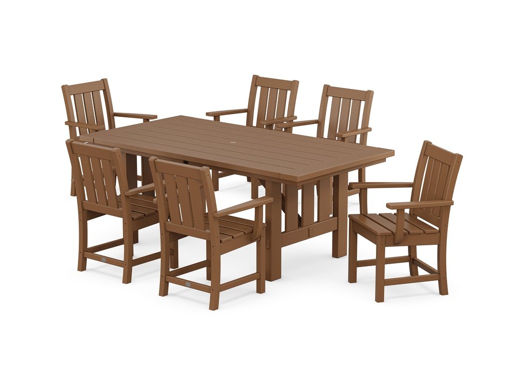 Oxford Arm Chair 7-Piece Mission Dining Set Photo