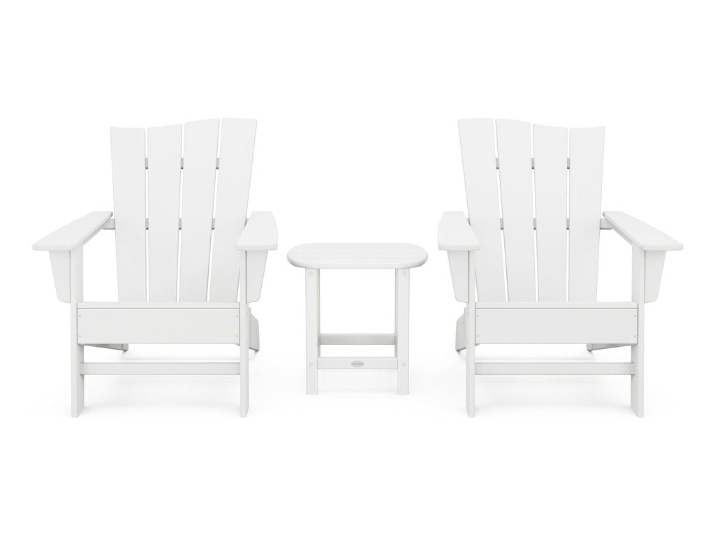 Wave 3-Piece Adirondack Chair Set Photo