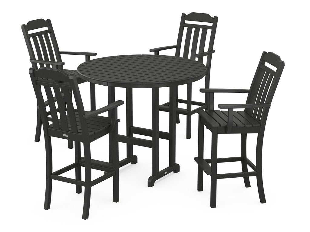 Country Living 5-Piece Round Farmhouse Bar Set Photo