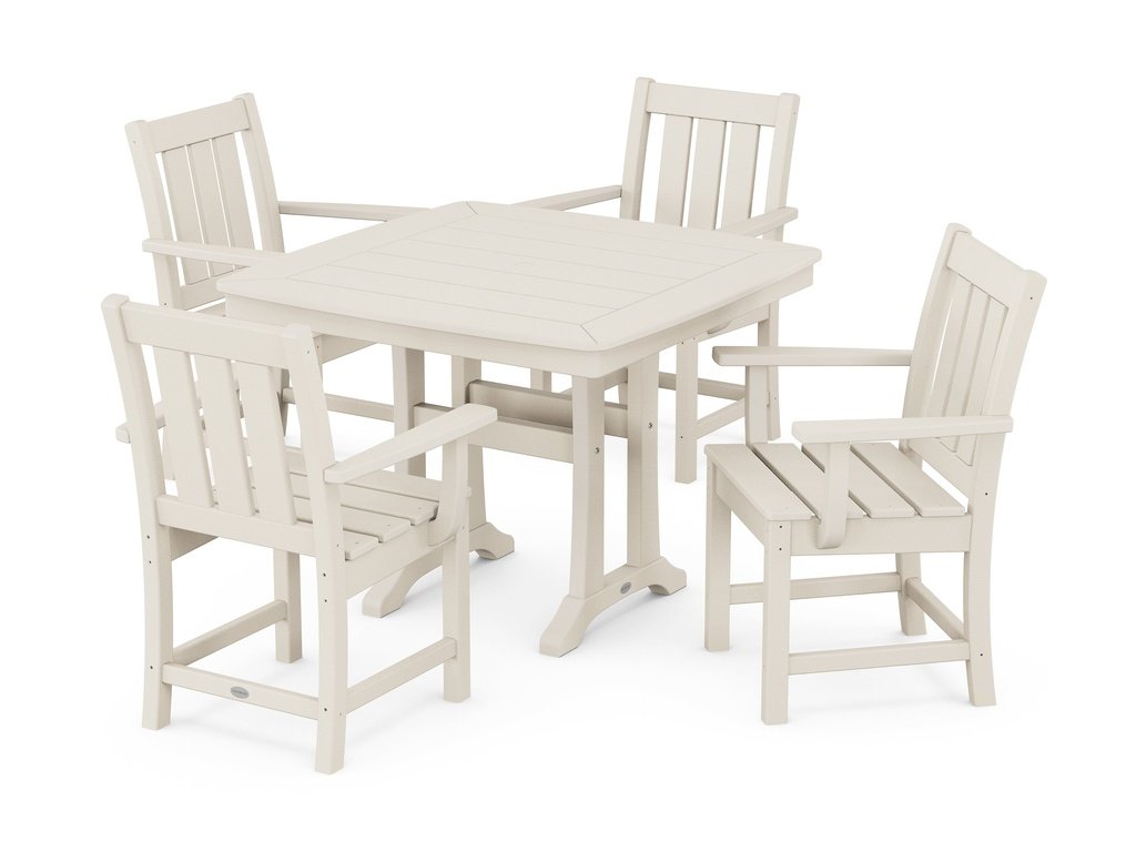 Oxford 5-Piece Dining Set with Trestle Legs Photo