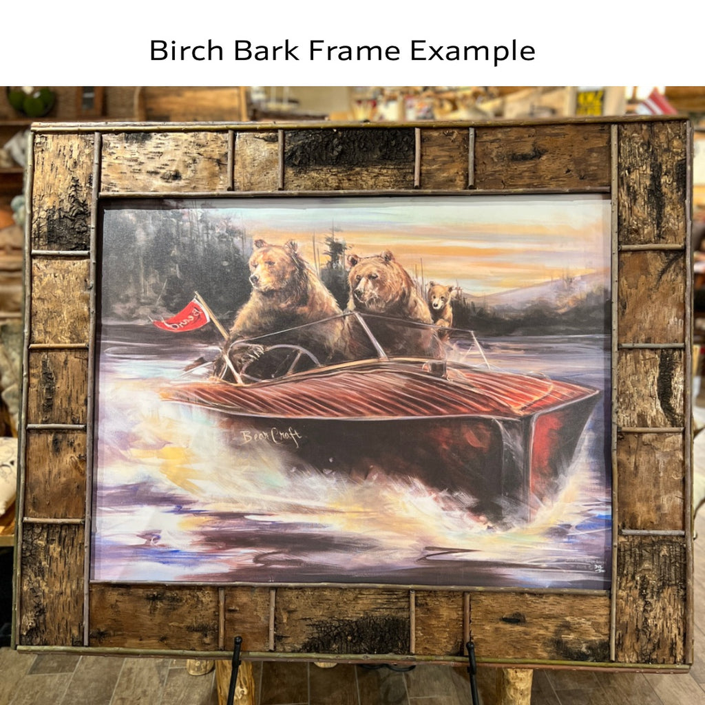 Dwyer Mason Art In Birch Bark Frame