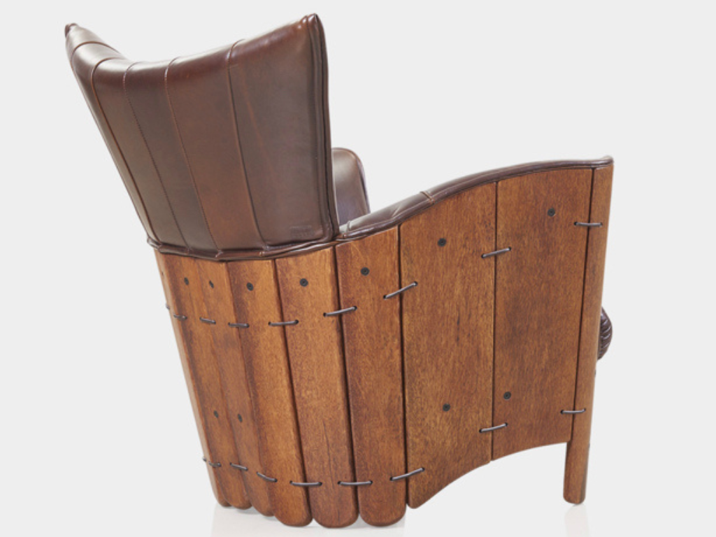 Moorea Armchair in Brompton Cocoa