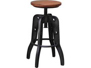 Adjustable Height Swivel Stool