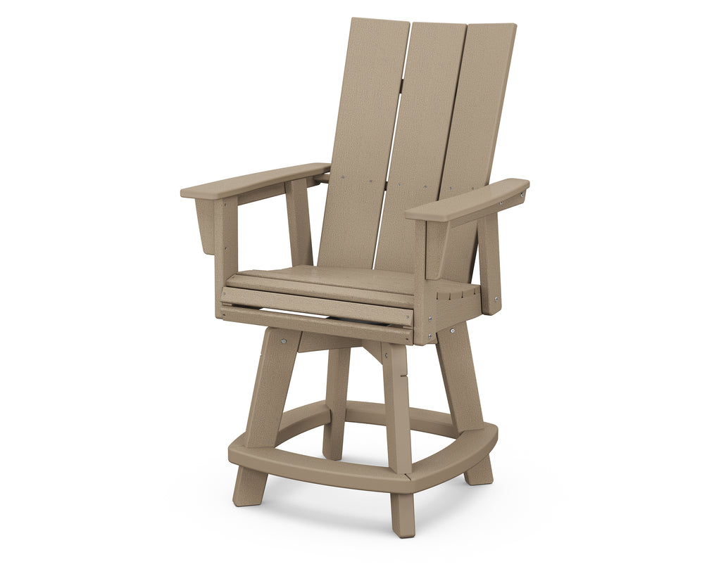 Modern Curveback Adirondack Swivel Counter Chair Photo