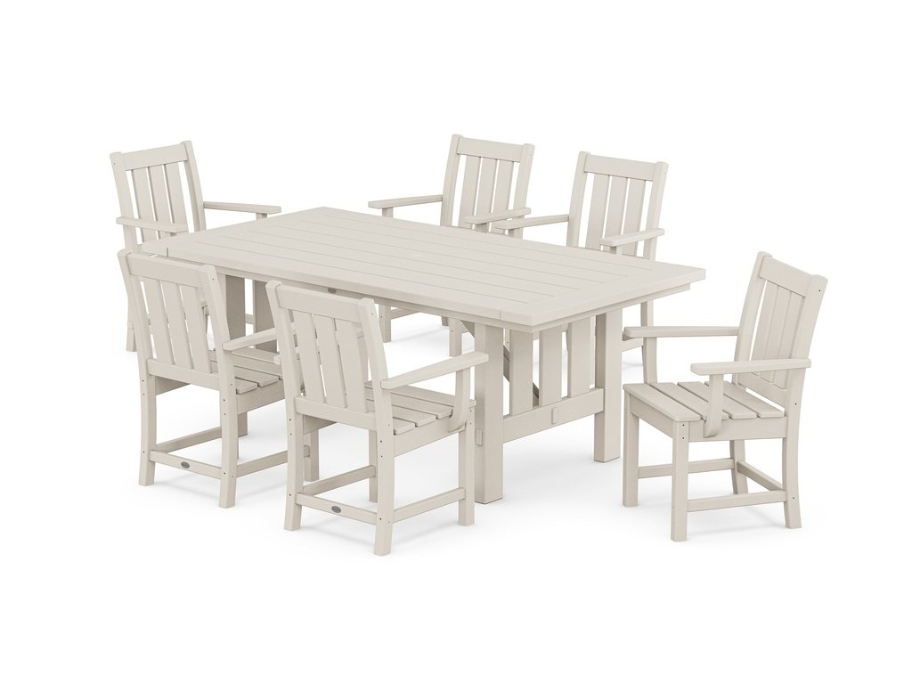 Oxford Arm Chair 7-Piece Mission Dining Set Photo