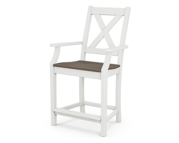 Braxton Counter Arm Chair | Natural Finish - Retreat Home Furniture