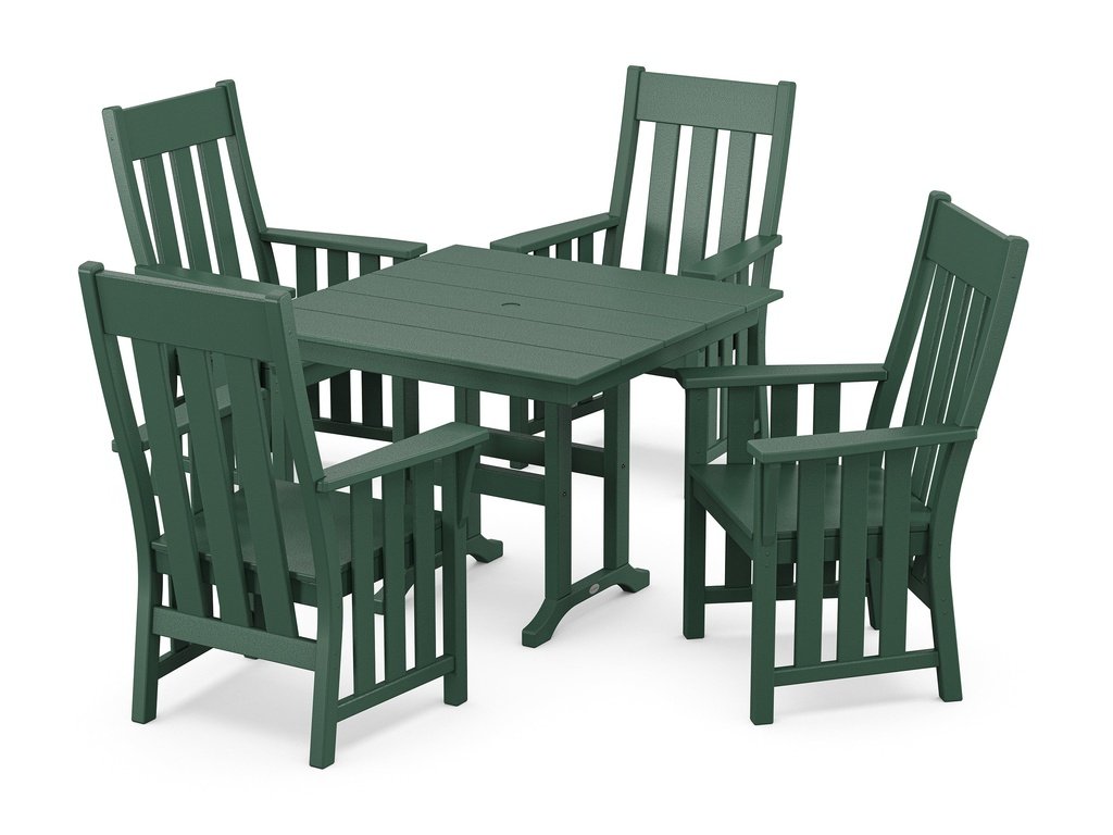 Acadia 5-Piece Farmhouse Dining Set Photo