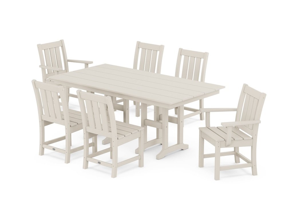 Oxford 7-Piece Farmhouse Dining Set Photo