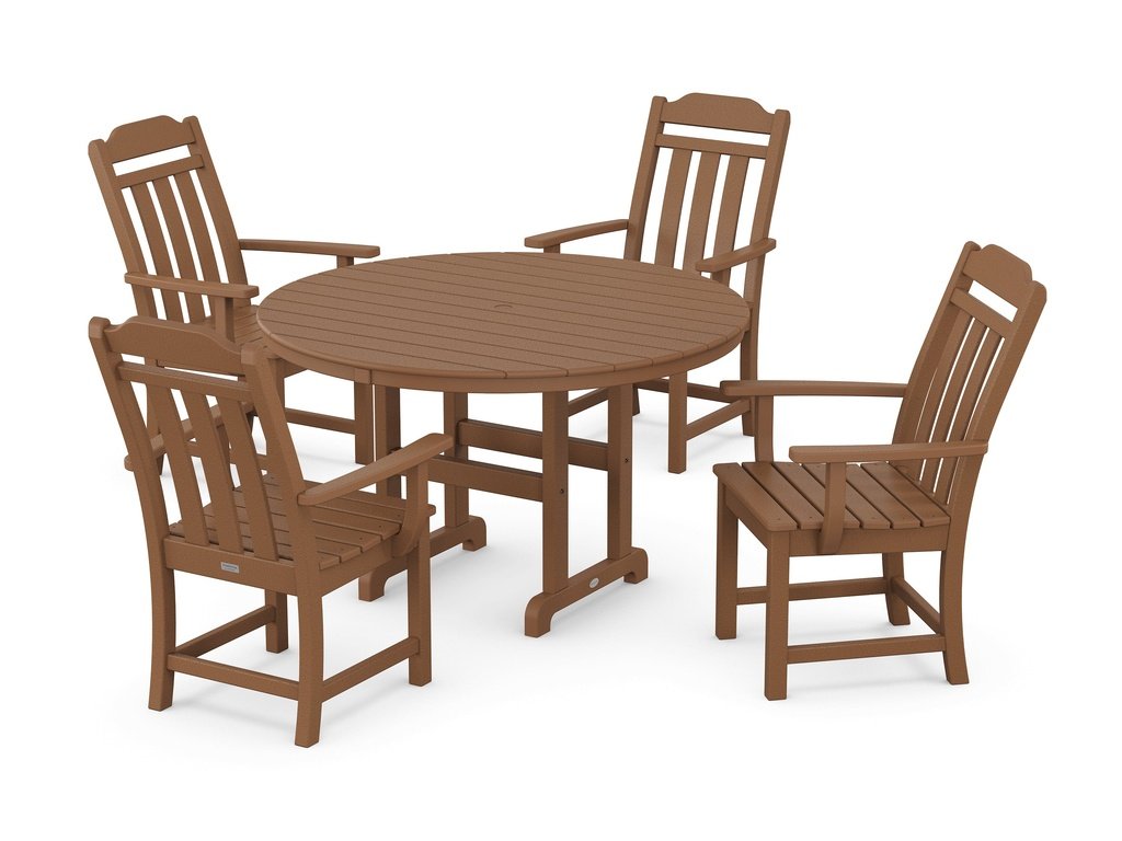 Country Living 5-Piece Round Farmhouse Dining Set Photo