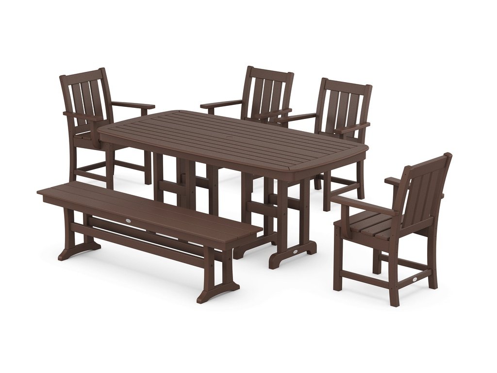 Oxford 6-Piece Dining Set with Bench Photo