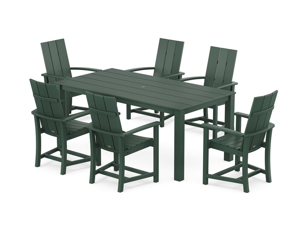 Modern Adirondack 7-Piece Parsons Dining Set Photo