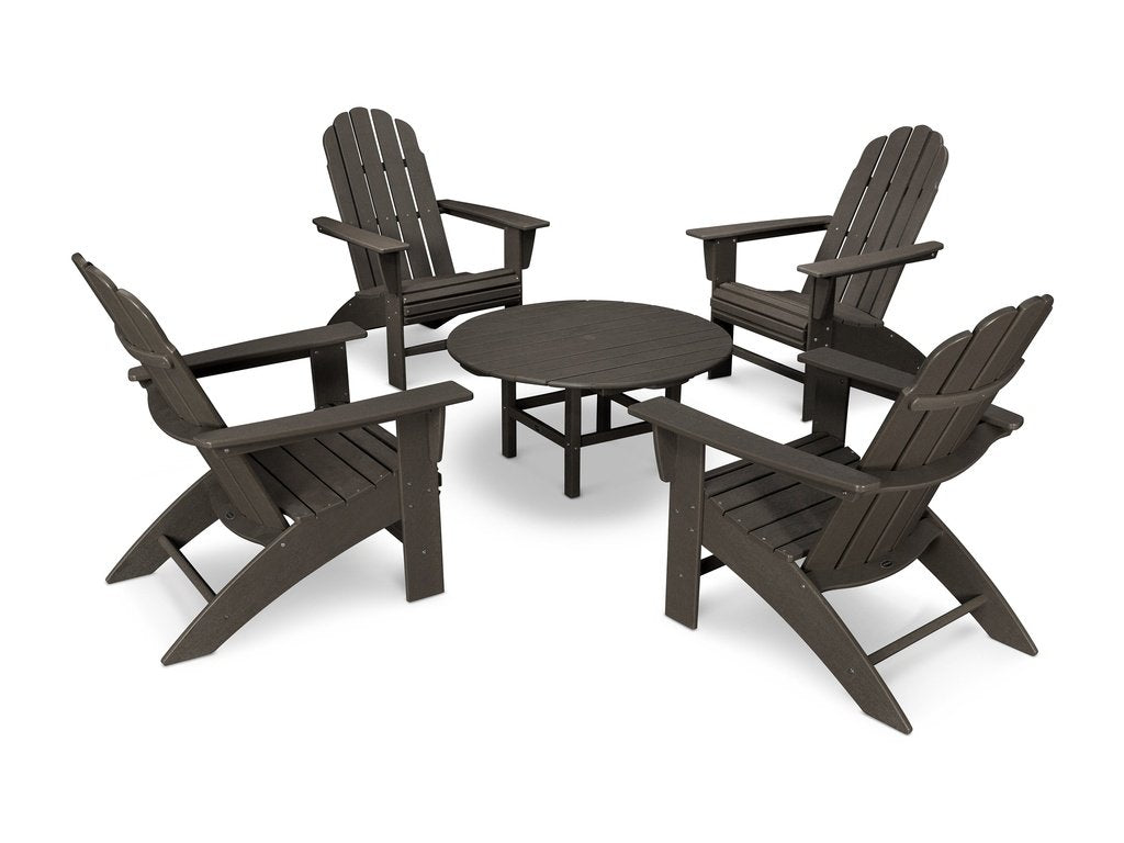 Vineyard 5-Piece Oversized Adirondack Set Photo