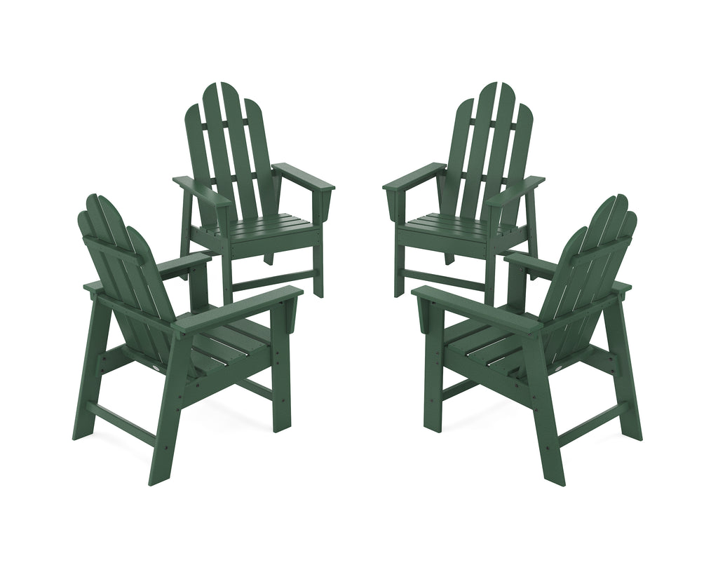 Long Island 4-Piece Upright Adirondack Conversation Set Photo