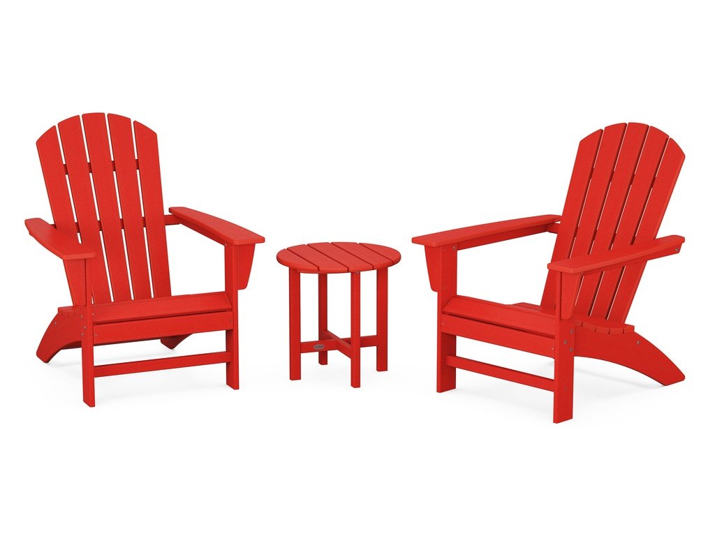 Nautical 3-Piece Adirondack Set Photo