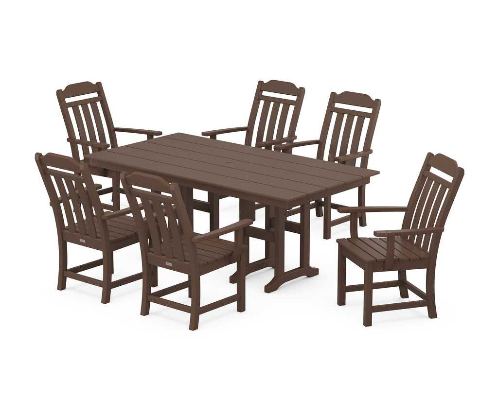 Country Living Arm Chair 7-Piece Farmhouse Dining Set Photo